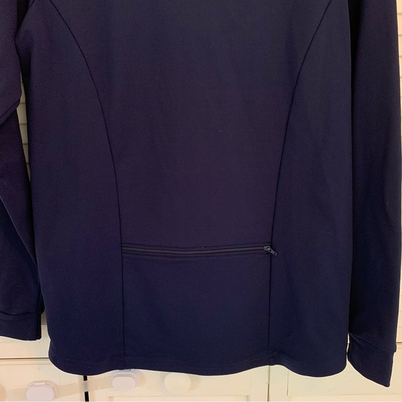 Canari Men’s Large Navy Blue Long Sleeve Cycling Racing Jersey 1/4 Zip USA Made - Picture 8 of 12